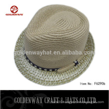 custom design paper braid straw fedora hat floppy hats outdoor hats